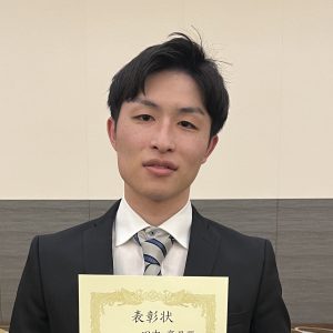 田中亨昌さんが優秀講演賞を受賞―土木学会トンネル工学研究発表会