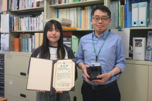前田祐美さんが地盤工学会中国支部「地盤と建設」論文奨励賞を受賞！